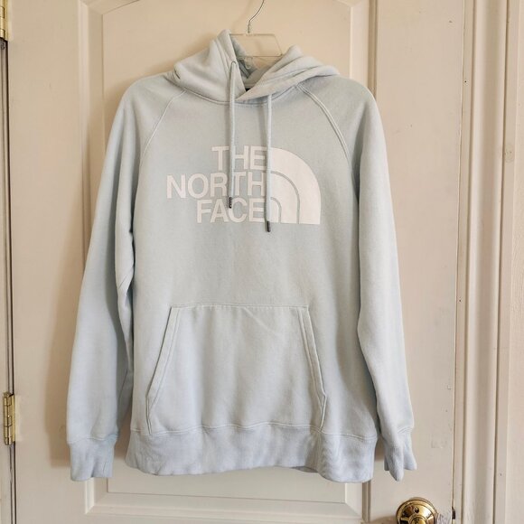 The North Face Women's Light Blue hoodie Size M Casual Warm Hiking Outdoor - Picture 7 of 8